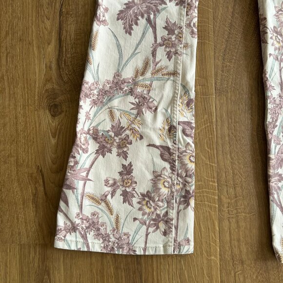 Anthropologie Vintage Style High Waisted Button Fly Bootcut Jeans Size 26 - Picture 8 of 13